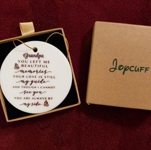 NIB Joycuff In Memory of Grandpa Ornament